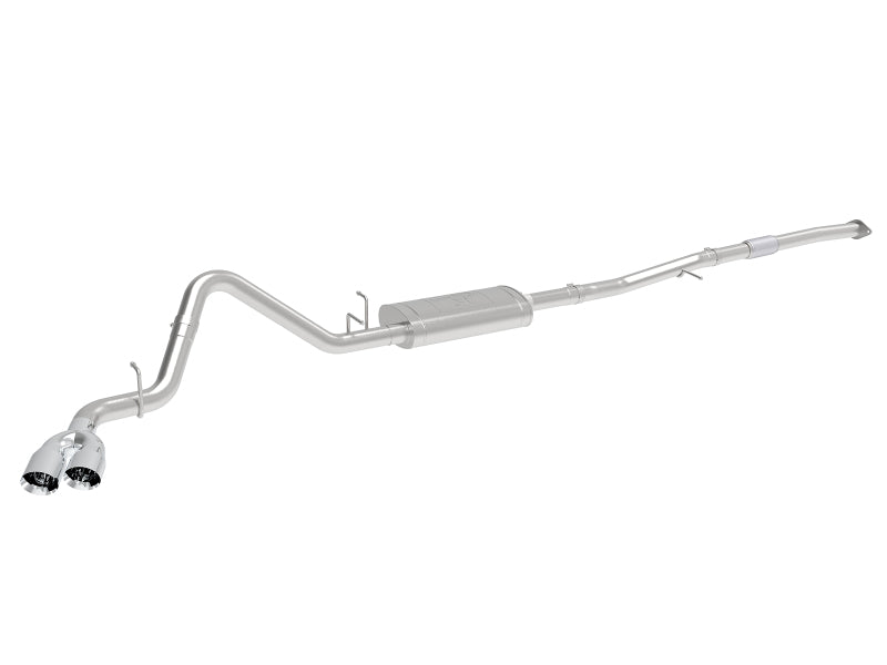 aFe Vulcan Series 3in 304SS Exhaust Cat-Back w/ Pol Tips 2019 GM Silverado / Sierra 1500 L4-2.7L (t) 49-34109-P