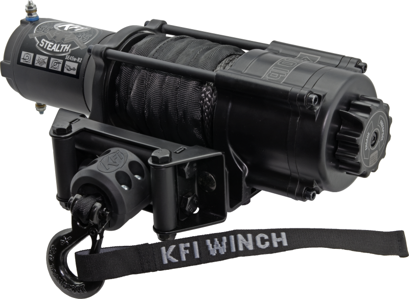 Kfi 4500Lb Stealth Wide Winch Kit- Fits Models With Oem Mount Utv SE45W-R2