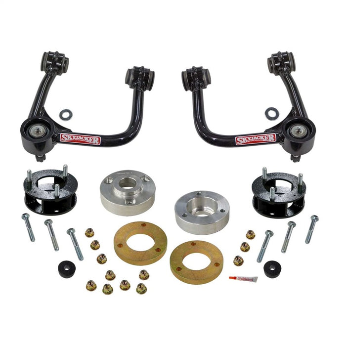 Skyjacker 21-22 Ford Bronco 4WD 3in Suspension Lift Kit w/ Metal Spacers & Upper Control Arms FB2130MSPB