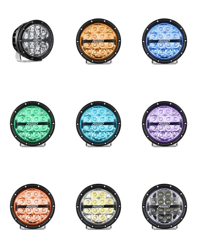 RIGID 360-Series 6in LED Off-Road Spot Beam RGBW C36412