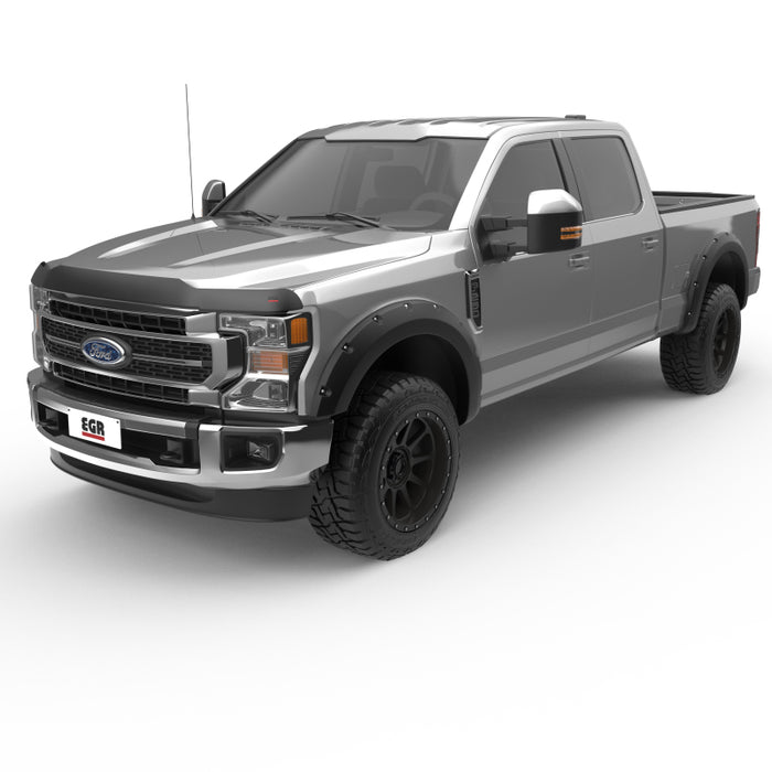 EGR 17+ Ford F-250/F-350 Superguard Hood Shield Smoke Finish 303911