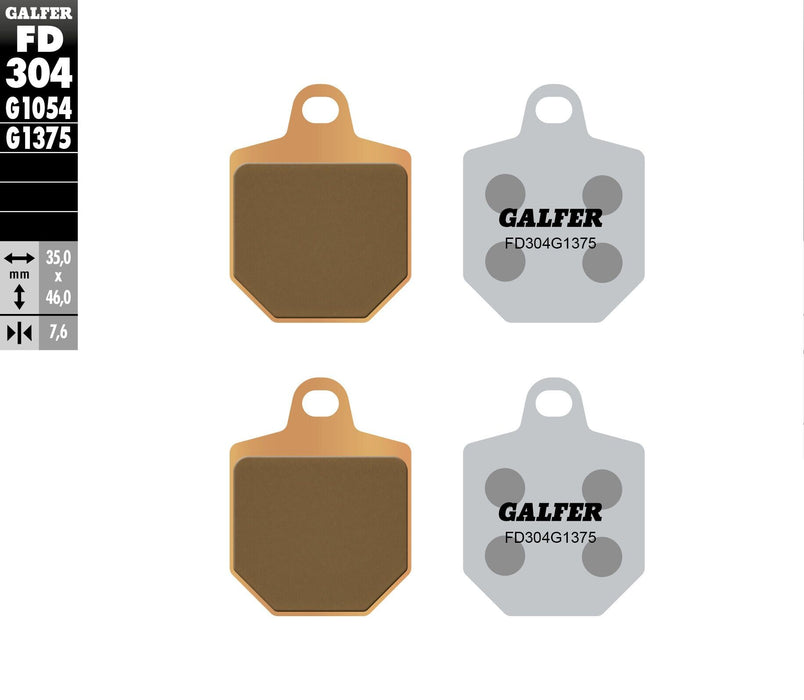 Galfer Brakes HH Sintered Brake Pads FD304G1375