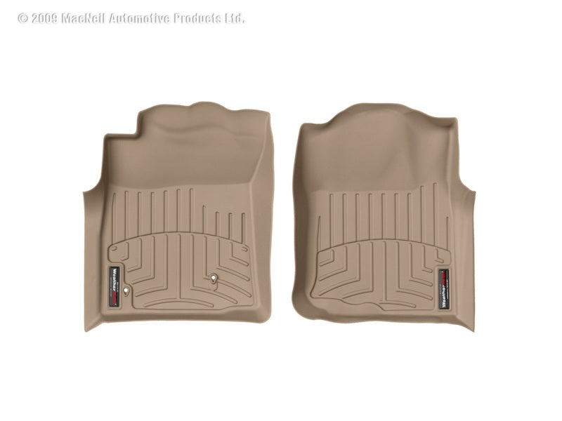 WeatherTech 05-11 Toyota Tacoma Access Cab Front FloorLiner Tan 450211