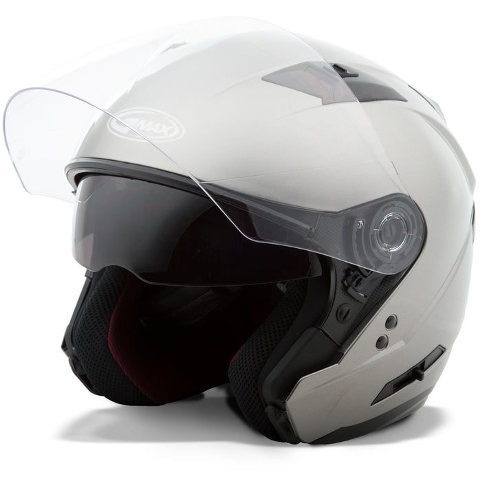 Gmax Of-77 Open-Face Helmet Titanium Xl G3770477