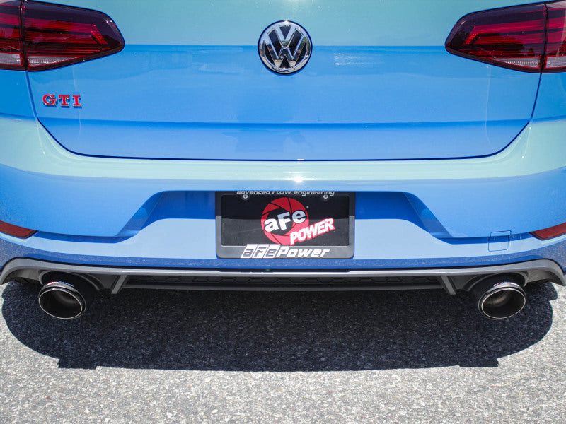 aFe 18-20 VW GTI (MK7.5) 2.0L MACH Force-Xp 3in to 2.5in 304 SS Axle-Back Exhaust System- Carb. Tips 49-36421-C