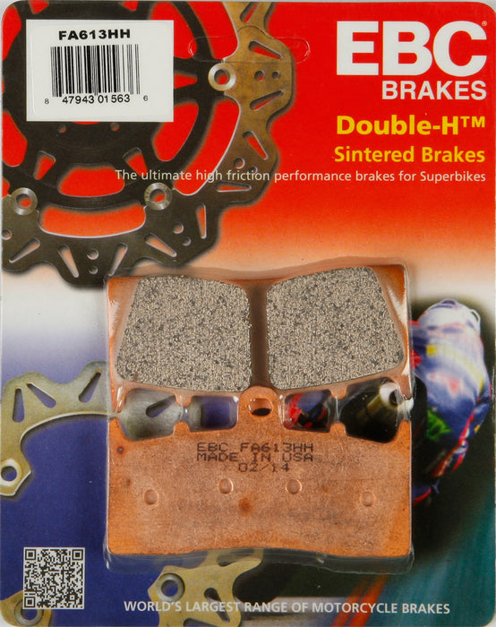 EBC Brakes FA613HH Disc Brake Pad Set, Black, One-Size