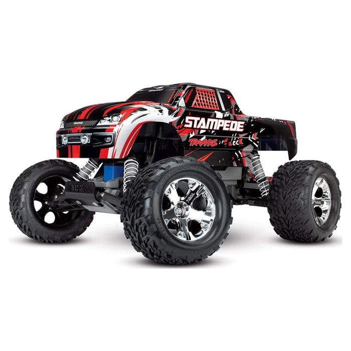 Traxxas Stampede RC Remote Control Monster Truck with TQ 2.4GHz Radio, 2WD, Red