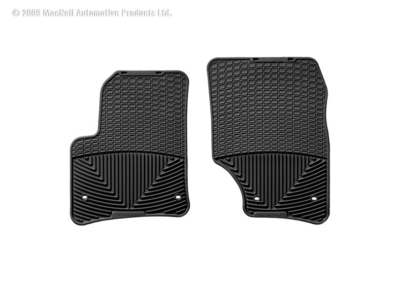 WeatherTech 03-10 Porsche Cayenne Front Rubber Mats Black W46