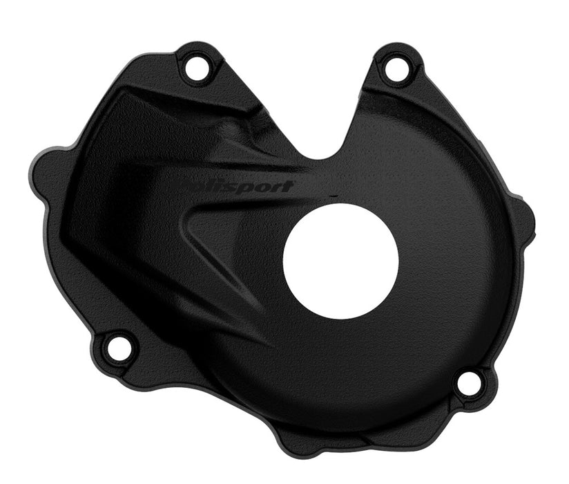 Polisport Ignition Cover Protector (Black) for 16-18 Kawasaki KX450F