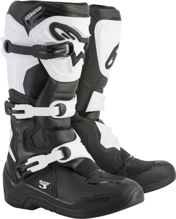 Alpinestars 2013018-12-7 Men's Tech 3 Motocross Boot, Black/White, 7