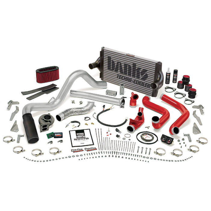 Banks Power 95.5-97 Ford 7.3L Man PowerPack System SS Single Exhaust w/ Black Tip 48562-B