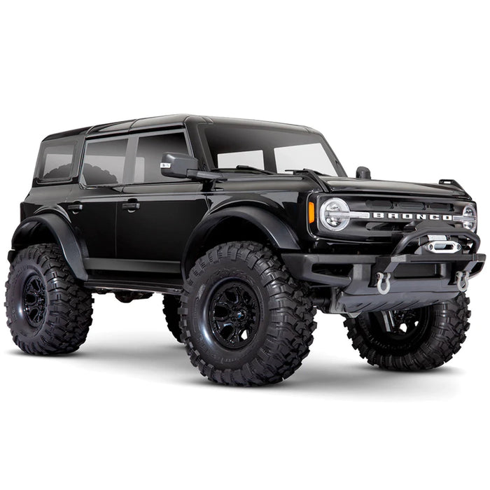 Traxxas Trx-4 Scale And Trail� Crawler With 2021 Ford� Bronco Body: Shadow Black 92076-4-BLK