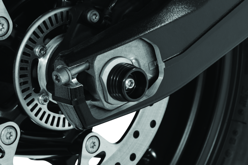 Kuryakyn Motorcycle Accessory: Lodestar Rear Axle Sliders For Bmw F 750 & 850 Gs, Black, 1 Pair 3814