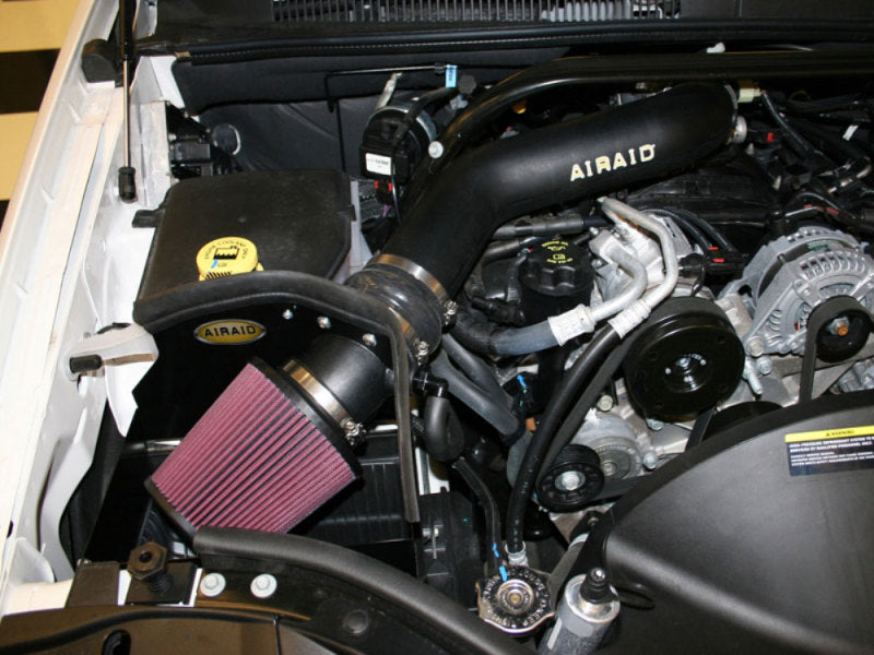 Airaid Cold Air Intake System By K&N: Increased Horsepower, Dry Synthetic Filter: Compatible With 2005-2007 Jeep (Grand Cherokee) Air- 311-205