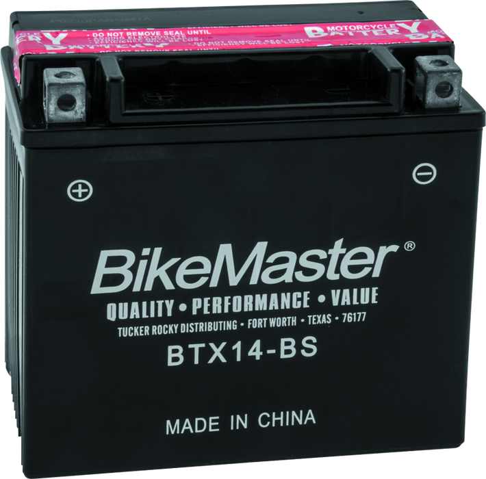 BikeMaster Performance+ Maintenance-Free Batteries BTX14-BS