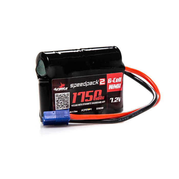 Dynamite SPEEDPACK2 7.2V 1750MAH 6 CELL NiMH PKEC3 MINIS DYNB2469 Car Batteries & Accessories