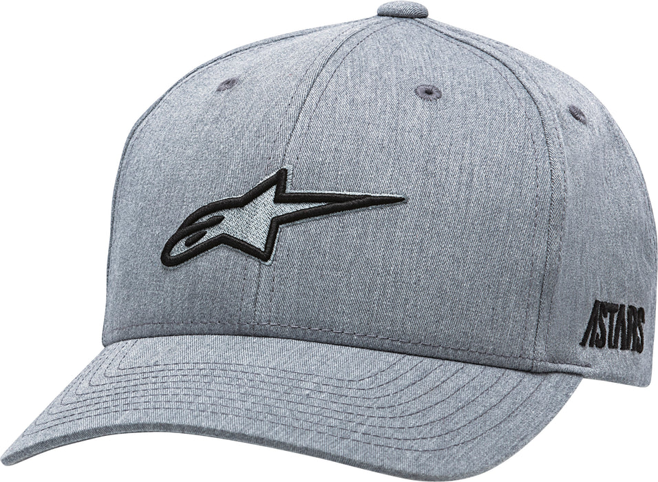 Alpinestars Ageless Prop Hat Grey Heather Curved Bill 1139-81515-1026