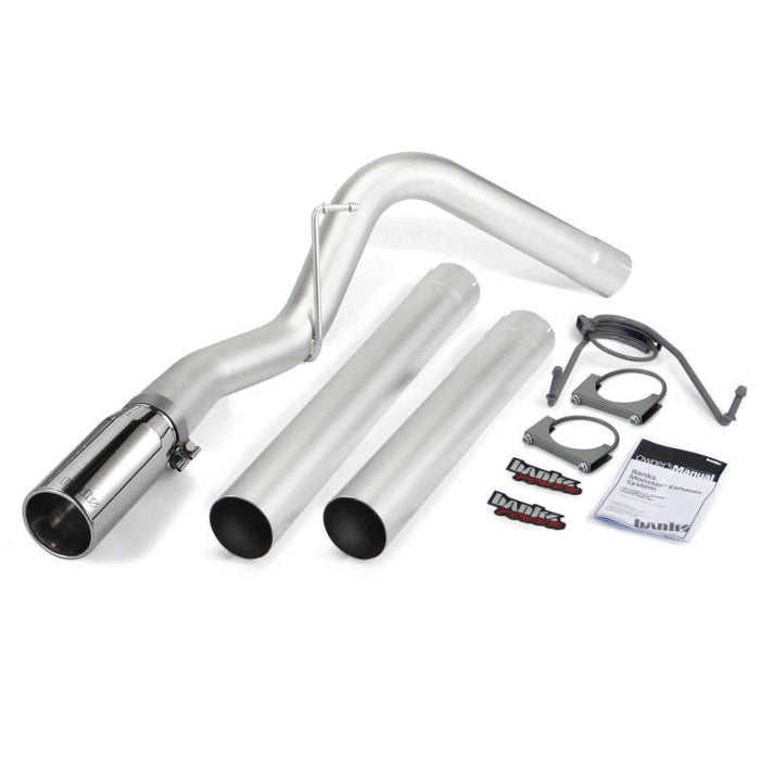 Banks Power 14-17 Ram 6.7L CCLB MCSB Monster Exhaust System SS Single Exhaust w/ Chrome Tip 49776