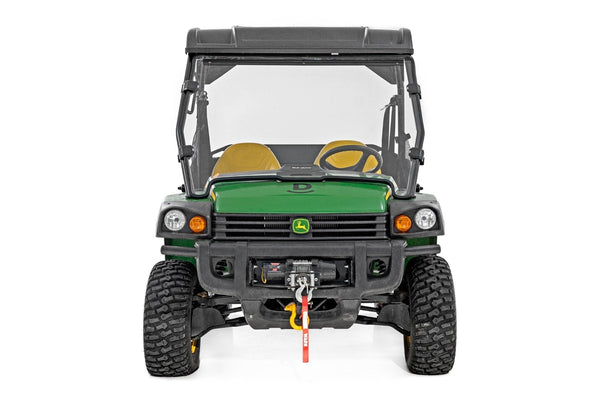 Rough Country Full Windshield Scratch Resistant John Deere Gator 825I Fits John Deere Gator HPX 4x4, John Deere Gator XUV 620i 4x4 & more (2004-2025) 98122270