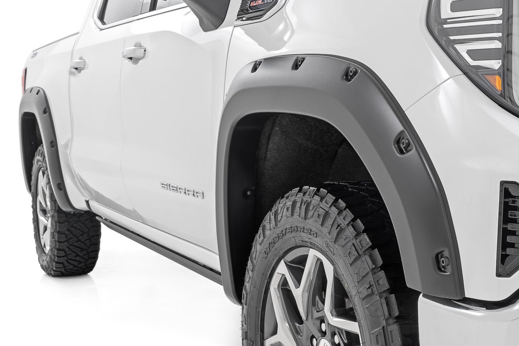 Rough Country Traditional Pocket Fender Flares Gmc Sierra 1500 2Wd/4Wd (19-23) F-C11950A