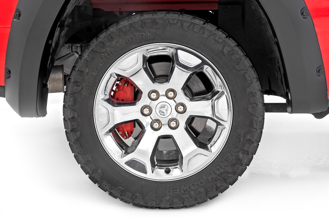 Rough Country Caliper Covers Front And Rear Red Ram 1500 2Wd/4Wd (2019-2023) 71148A