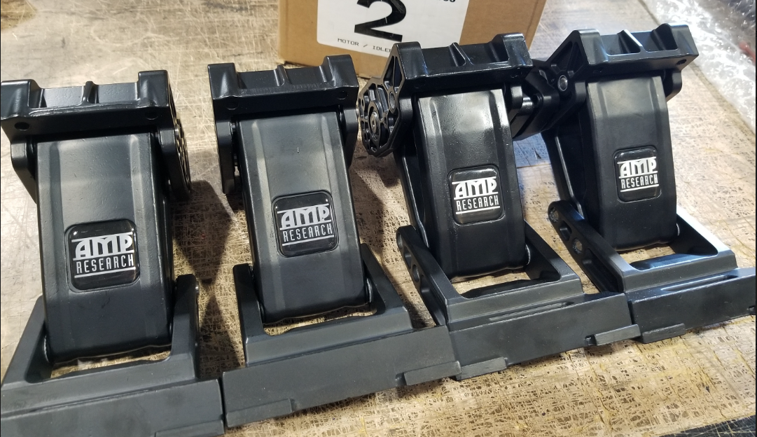 Amp Research Open Box Powerstep Xl 1.5" Additional Drop 18-22 compatible with Jeep Wrangler Jl, 2-Door, Gas Only 77133-01A