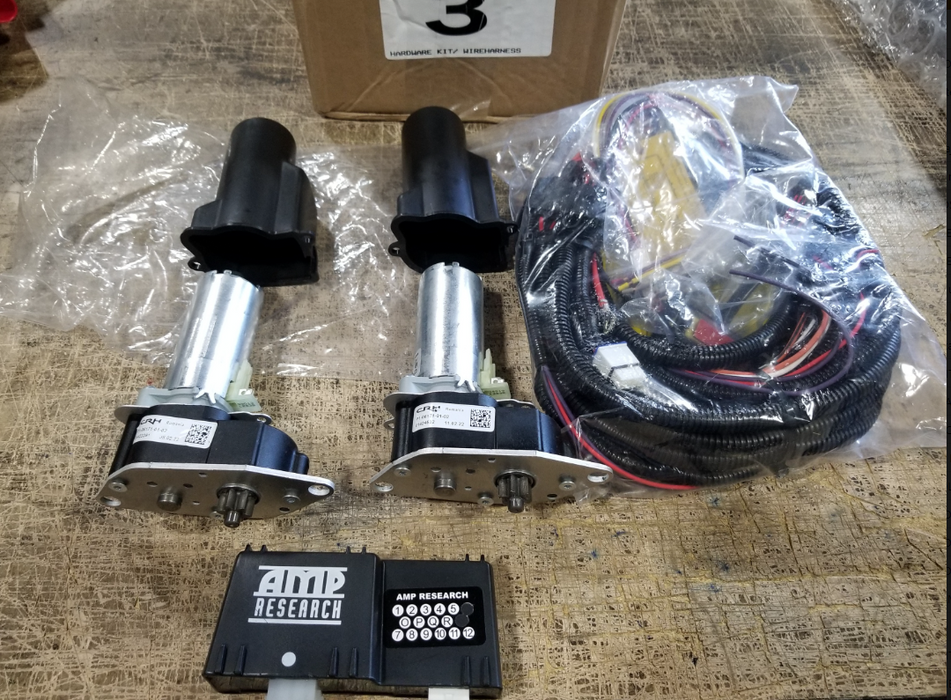 Amp Research Open Box Powerstep Xl 1.5" Additional Drop 18-22 compatible with Jeep Wrangler Jl, 2-Door, Gas Only 77133-01A