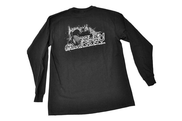 Rough Country T-Shirt Long Sleeve Black Size Md 84027LS