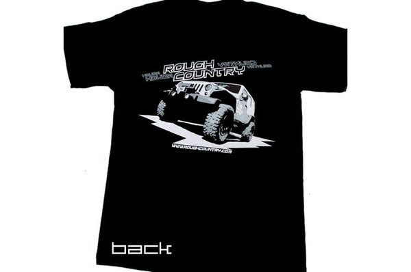 Rough Country T-Shirt Black Size Xl 84029