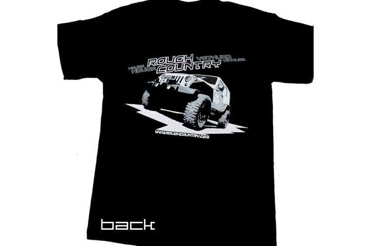 Rough Country T-Shirt Black Size Lg 84028