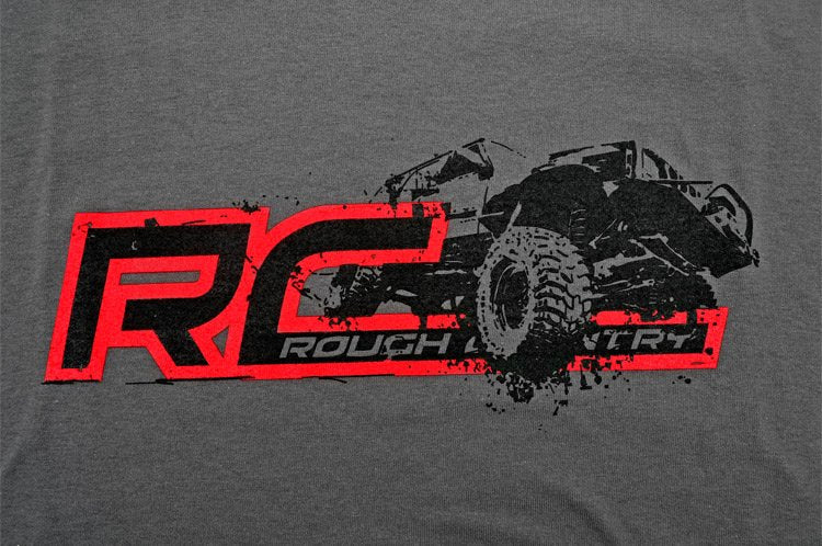 Rough Country T-Shirt | Rough Country Crawl | Grey | Size SM