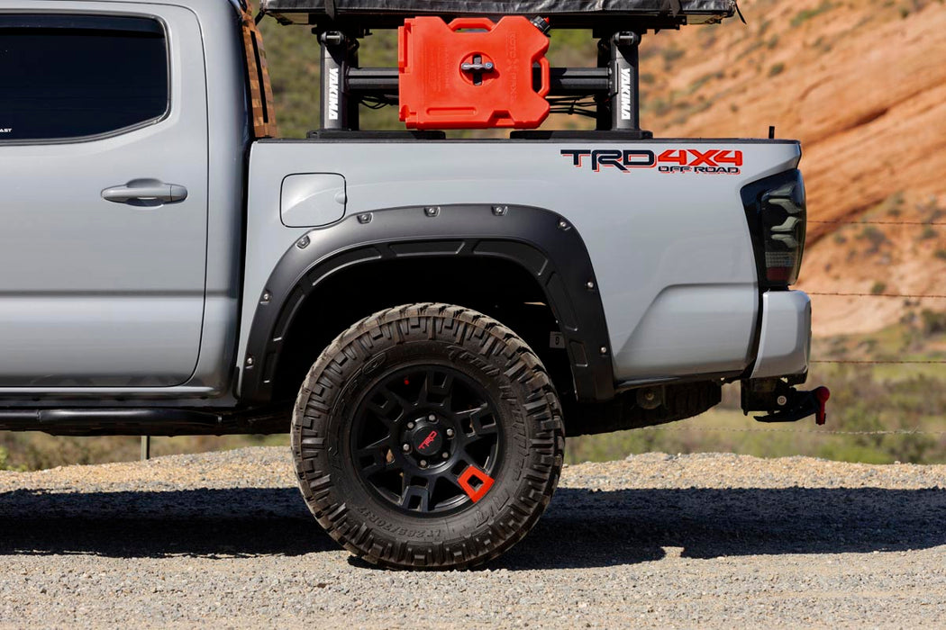 Rough Country Defender Pocket Fender Flares Fits toyotaTacoma 2WD/4WD (2016-2023)