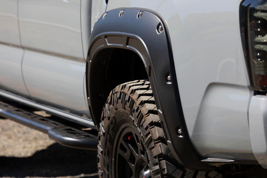 Rough Country Defender Pocket Fender Flares Fits toyotaTacoma 2WD/4WD (2016-2023)