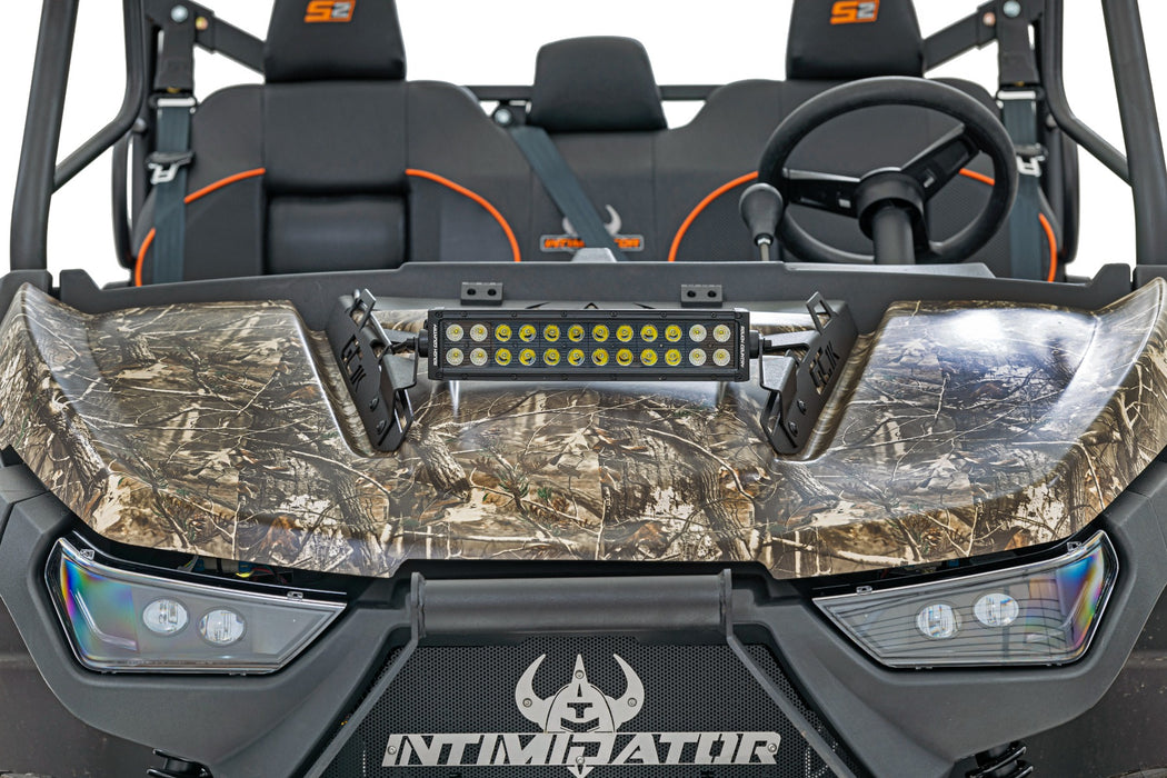 Rough Country 12" Led Light Kit Hood Mount Dual Row Intimidator Gc1K 95009