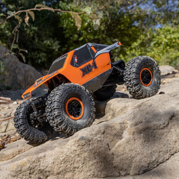 Axial RC Truck 1/24 AX24 XC-1 4WS Crawler Brushed RTR Includes everything needed no other purchases required Orange AXI00003T2 Trucks Electric RTR Other