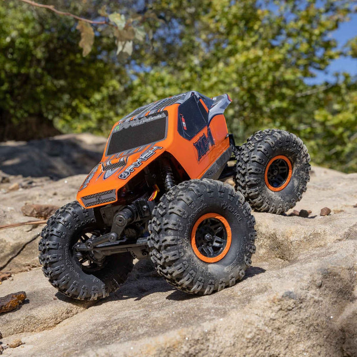 Axial RC Truck 1/24 AX24 XC-1 4WS Crawler Brushed RTR Includes everything needed no other purchases required Orange AXI00003T2 Trucks Electric RTR Other