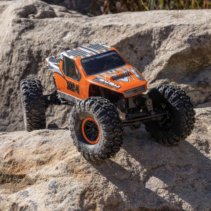 Axial RC Truck 1/24 AX24 XC-1 4WS Crawler Brushed RTR Includes everything needed no other purchases required Orange AXI00003T2 Trucks Electric RTR Other