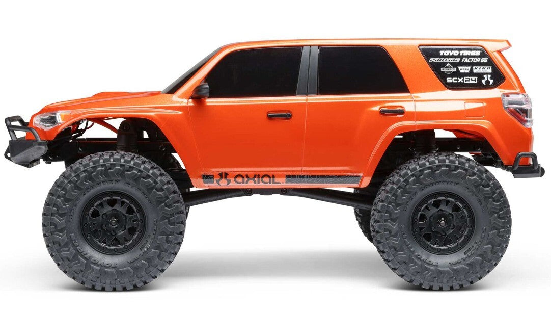 1/24 SCX24 Toyota 4Runner 4X4 RTR Brushed Rock Crawler (Battery & Charger Included), Orange