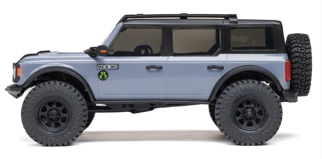 1/30 Ford Bronco 4X4 RTR Brushed Rock Crawler Battery & Charger Included Gray