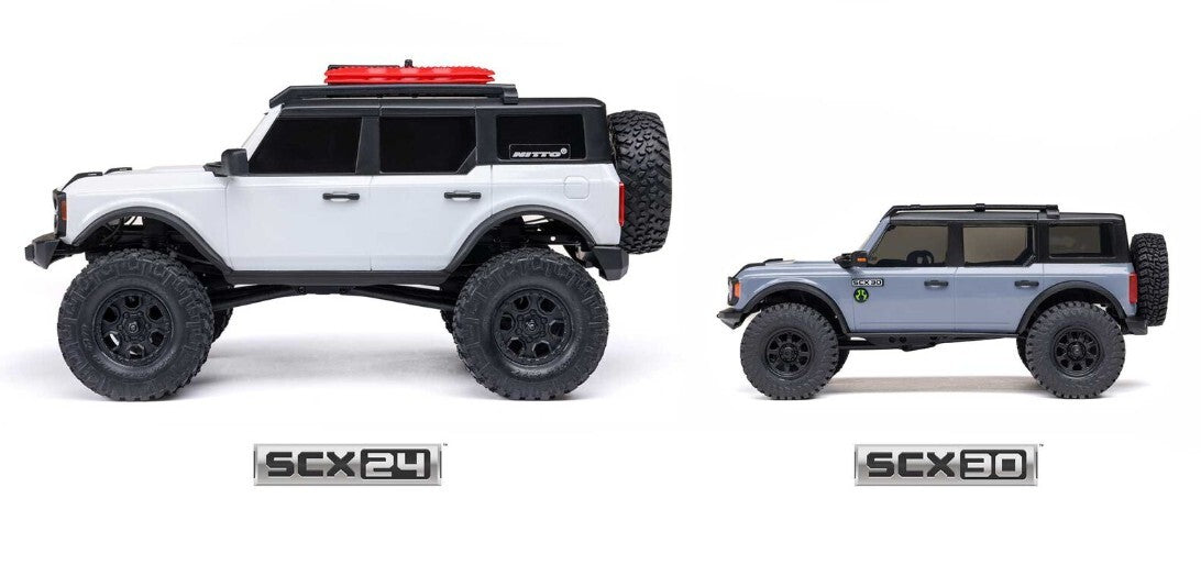 1/30 Ford Bronco 4X4 RTR Brushed Rock Crawler Battery & Charger Included Gray