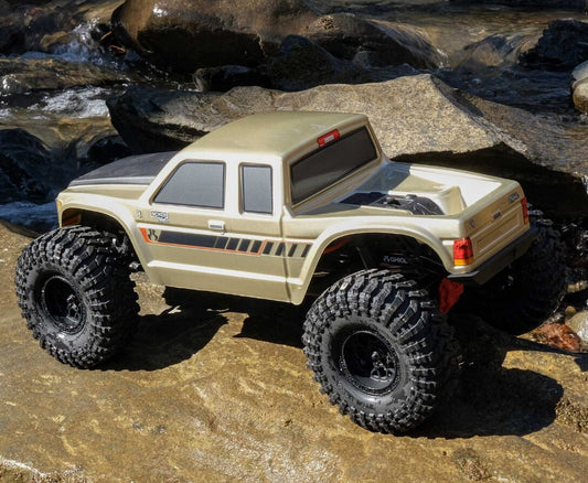 Axial RC Truck SCX10III Coyote: 1/10 4WD RTR with Battery and Charger, Brushed Rock Crawler, Gold, AXI-3071