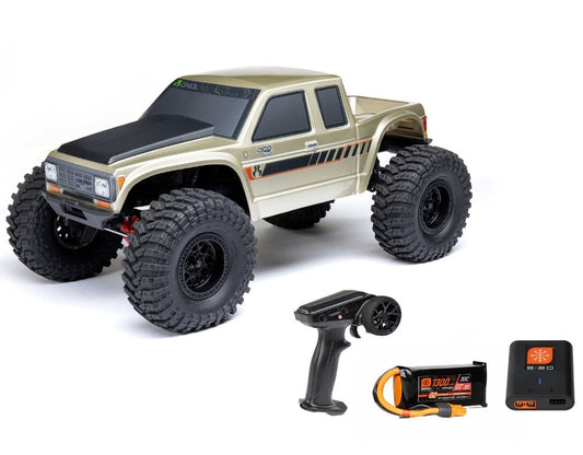 Axial RC Truck SCX10III Coyote: 1/10 4WD RTR with Battery and Charger, Brushed Rock Crawler, Gold, AXI-3071