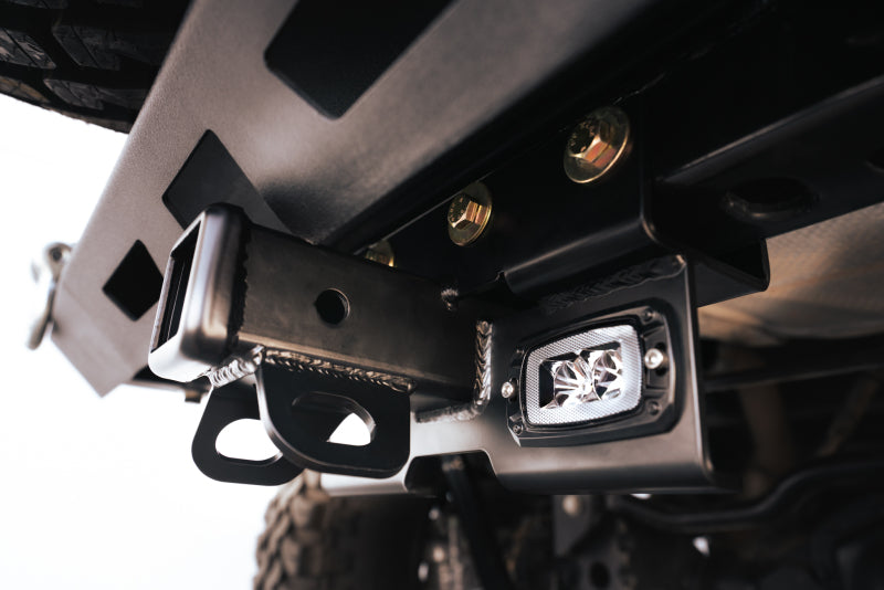 DV8 Offroad 07-21 compatible with Jeep Wrangler (JK/JL) Bolt-On Hitch w/ Lights AHJP-01