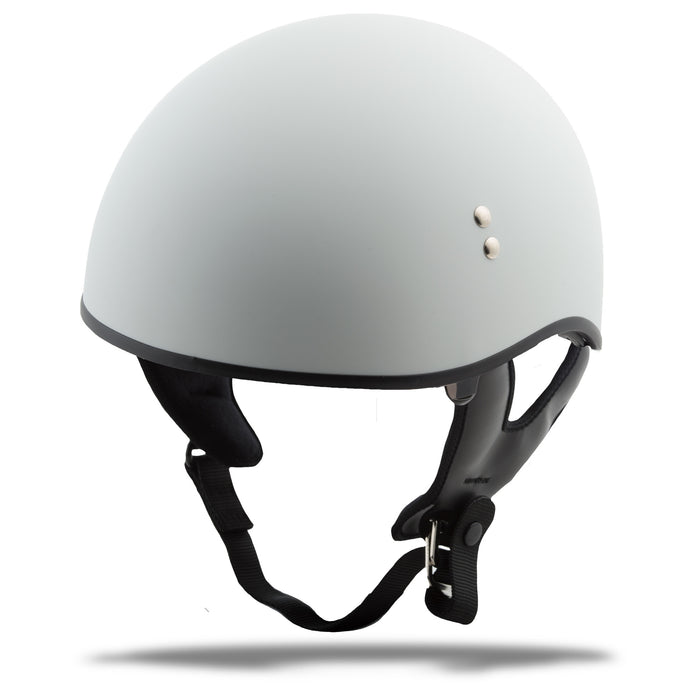 Gmax Hh-65 Half Helmet Naked Matte White Xs G1650433