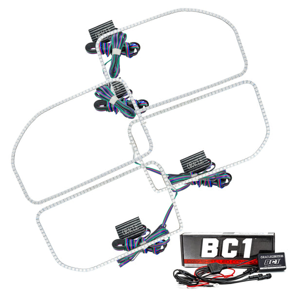 Oracle Fits Ford F250/350 11-16 Halo Kit (Square Ring Design) Colorshift W/ BC1 Controller See Warranty 2383-335