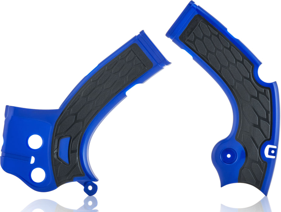 Acerbis 16-19 Yamaha YZ250F/YZ450F/YZ250FX/YZ450FX/ WR250F/450F Frame Guards- X-Grip Blue/Black 2640271034