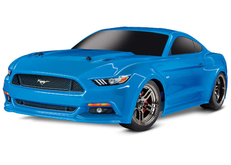 Traxxas 830444BLUE Ford Mustang GT 1-10 Scale AWD Supercar&#44; Blue