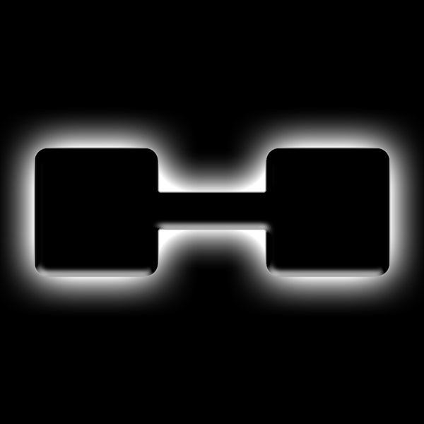 ORACLE Lighting Universal Illuminated LED Letter Badges Matte Blk Surface Finish H SEE WARRANTY 3141-H-001