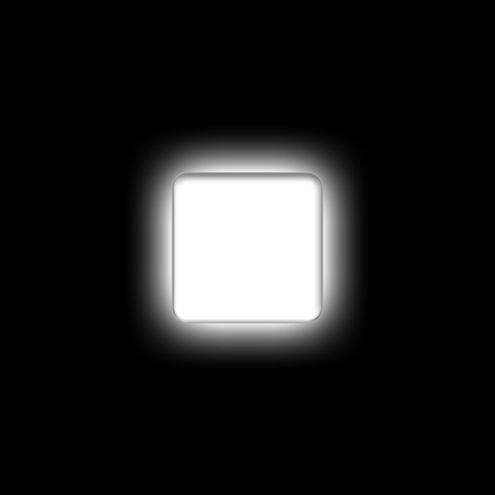 ORACLE Lighting Universal Illuminated Letter Badges -White Led -Matte White Finish -I