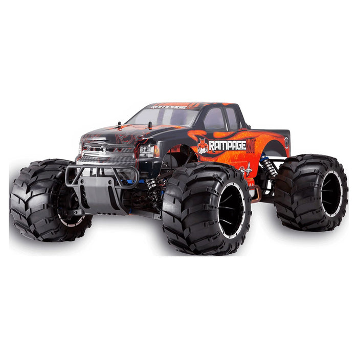 Redcat Racing Rampage MT V3 Gas Truck 1/5 Scale RC Monster Truck, Orange/ Flame